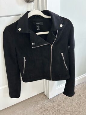Black zip j jacket